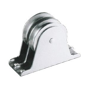 固定ブロック オープン型 タテ型 2車 50mm フジワラ K50-011B