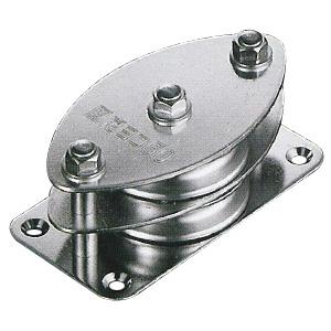 固定ブロック ヨコ型 2車 50mm フジワラ K50-12