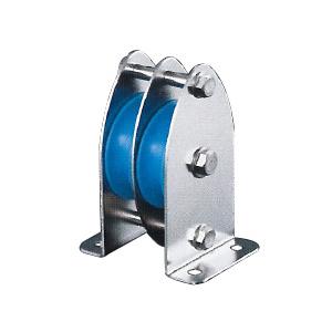 固定ブロック タテ型 2車 50mm(幅広タイプ・MCブーイロン車) フジワラ K50-15MCB