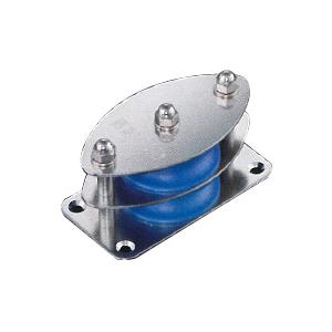 固定ブロック ヨコ型 2車 50mm(幅広タイプ・MCブーイロン車) フジワラ K50-16MCB