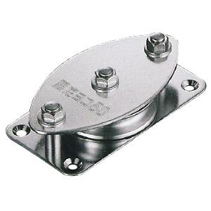 固定ブロック ヨコ型 1車 50mm フジワラ K50-2