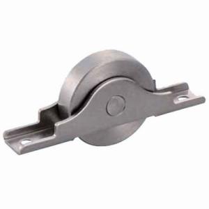 ロタ・ステンレス製 ベアリング入戸車(30mm・平型)(1箱・12個) ヨコヅナ KCS-0302