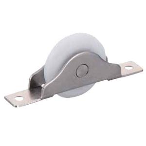 ロタ・ベアリング入 ステンレス枠フラッター戸車 ジュラコン車(33mm・V型)(1個価格) ジュラコ...