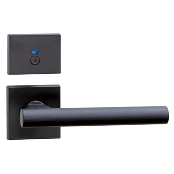 65Aレバーハンドル つや消しブラック 角座・表示錠 取寄品 川口技研 LVS-65A-4PSQJ-...