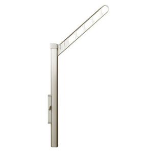 アーム付上下移動式ポール物干550タイプ ステンカラー※メーカー直送品 ナスタ KS-DA556AS...