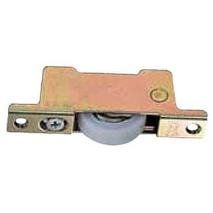 調整戸車14型 ベアリング入ステンレス車 鉄枠(28mm・平型)(1個価格) ヨコヅナ TBM-02...