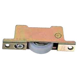 調整戸車14型 ベアリング入ステンレス車 鉄枠(28mm・平型)(1箱・10個) ヨコヅナ TBM-...