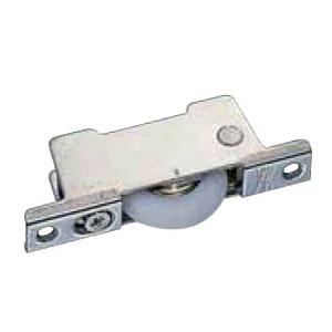 調整戸車14型 ベアリング入ステンレス車 ステンレス枠(28mm・平型)(1箱・10個) ヨコヅナ ...