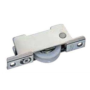 調整戸車14型 ベアリング入ジュラコン車 ステンレス枠(30mm・丸型)(1個価格) ジュラコン(R...