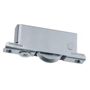 重量調整戸車 ベアリング入ジュラコン車 ステンレス枠(50mm・丸型)(1個価格) ジュラコン(R)...