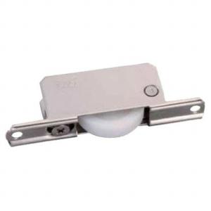 調整戸車10型 ベアリング入ジュラコン車 ステンレス枠(30mm・平型)(1個価格) ジュラコン(R...