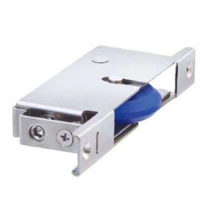 中型重量横調整戸車 ベアリング入MCナイロン車(42mm・V型)(1個価格)(取寄せ品) ヨコヅナ ...