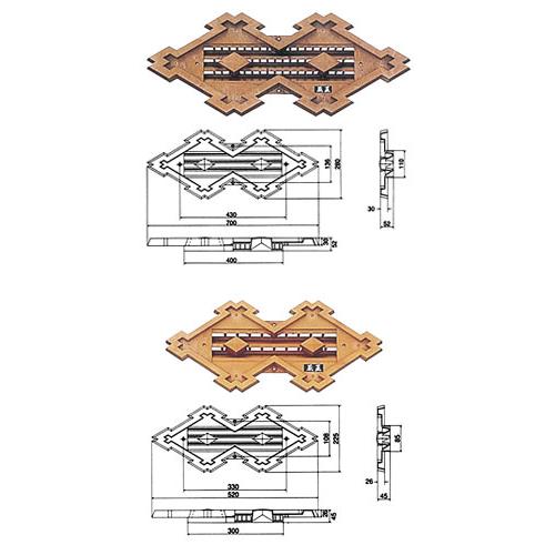 蔵王 樹脂製ヤギリ 大（12入） ヒロセ化成