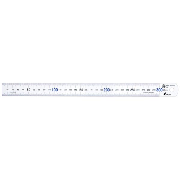 直尺 タフホワイト 30cm 取寄品 シンワ 13342