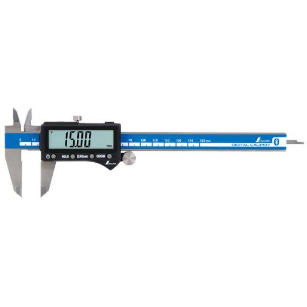 デジタルノギス 大文字2 データ転送機能付 150mm 取寄品 シンワ 19810