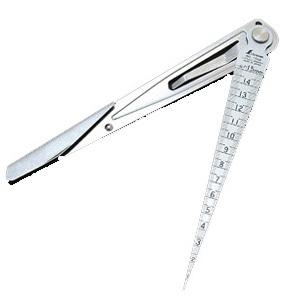 テーパーゲージ No.700A 金属ケース付 シンワ 62603