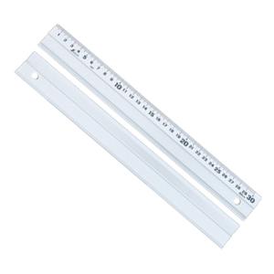 アルミ直尺 「アル助」 30cm スベリ止無 シンワ 65501