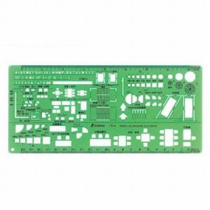 テンプレート 記号定規 TD-4 建築定規 1/100・1/200 シンワ 66010