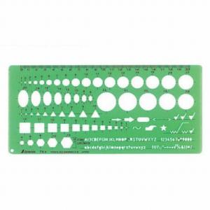 テンプレート 一般総合定規 TH-4(中) シンワ 66024