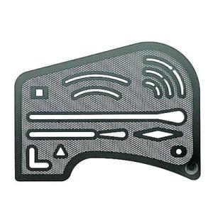 メッシュ字消板 ステンレス製 シンワ 70961