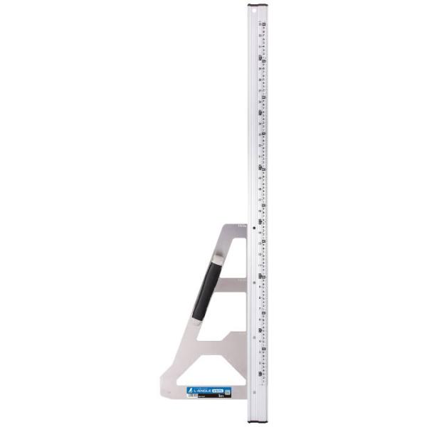 丸ノコガイド定規 エルアングル かるぴた 1m併用目盛 取寄品 シンワ 73207