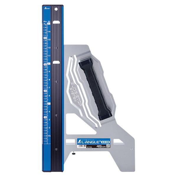 丸ノコガイド定規 エルアングルplus 45cm 併用目盛 左きき用 取寄品 シンワ 73344