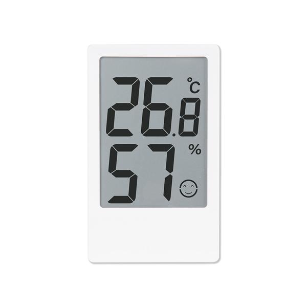 デジタル温湿度計 E たて型 最高・最低 ホワイト 取寄品 シンワ 73374