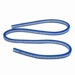 自在曲線定規 80cm 目盛付 シンワ 74853