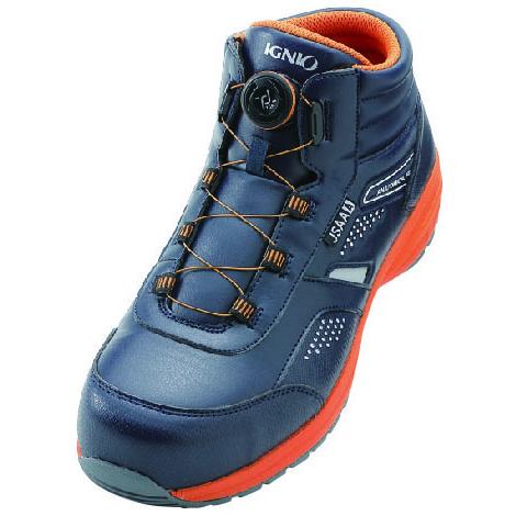 セーフティシューズ A種 ネイビー 27.5cm IGNIO IGS1058TGF