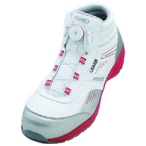 セーフティシューズ A種 ホワイト 24.5cm IGNIO IGS1058TGF
