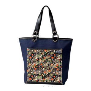 トートバック ちりめん 黒 職人道楽 170907