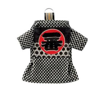 刺子 半纏携帯袋 黒一番 職人道楽 174363