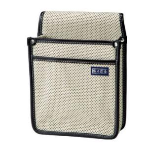 刺子 釘袋二段 白 職人道楽 174981