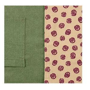 リバーシブルエプロン 鮫小紋/鳴戸 ロング 職人道楽 176855