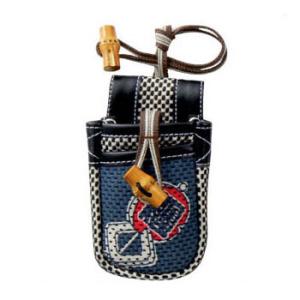 刺子 携帯ケース 黒纏 職人道楽 178149