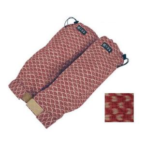 腕カバー 絣 オレンジ 職人道楽 179139