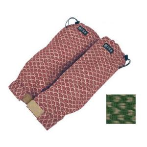 腕カバー 絣 グリーン 職人道楽 179146