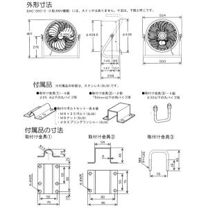 すくすくファン(ハウス用循環ファン)200V ...の詳細画像2