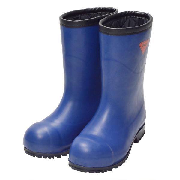 SHIBATA 防寒安全長靴 セーフティベアー#1011白熊 フードなし ネイビー 26.0cm シ...