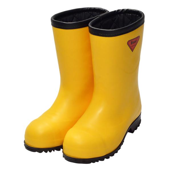 SHIBATA 防寒安全長靴 セーフティベアー#1011白熊 フードなし イエロー 26.0cm シ...