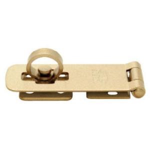 ストロングステンレス掛金 焼付塗装仕上 ゴールド(ネジ付)FG-70mm(1箱・10個価格) ストロ...