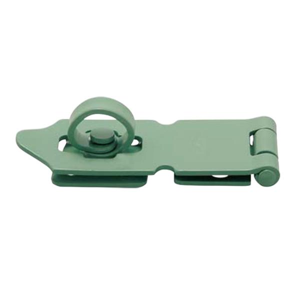 ストロング掛金 A型鉄製グリーン 焼付塗装 25mm(ポリ袋入・1個価格) ストロング NKASPG...