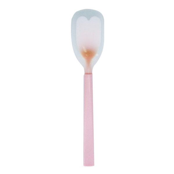口あたりやさしいスプーン 大 (ラージ) ピンク 取寄品 岡部洋食器製作所(Okabe) KU-03...