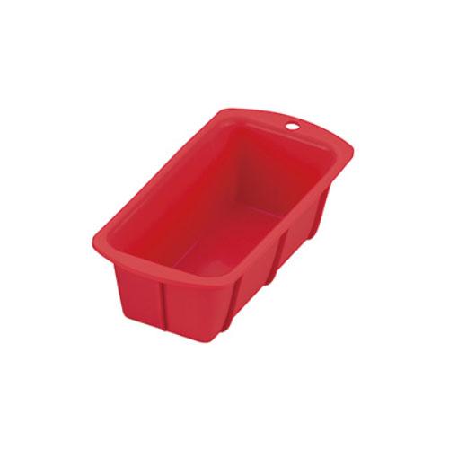 シリコン パウンドケーキ型 (17cm) レッド 取寄品 岡部洋食器製作所(Okabe) CM-03