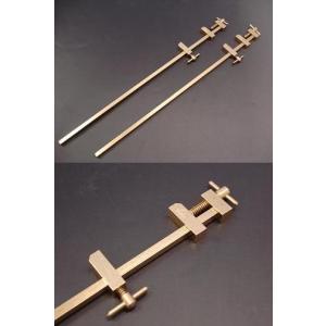 ハタ金 真鍮 240mm 2本組 山崎製作所 : 大工道具・金物の専門通販