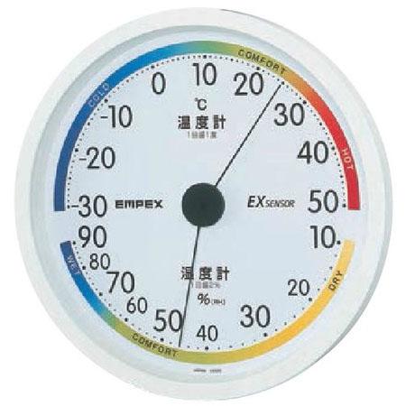 エスパス温・湿度計 ホワイト エンペックス TM-2331
