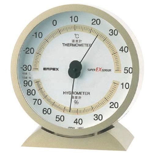 スーパーEX高品質温・湿度計 シャンパンゴールド エンペックス EX-2718