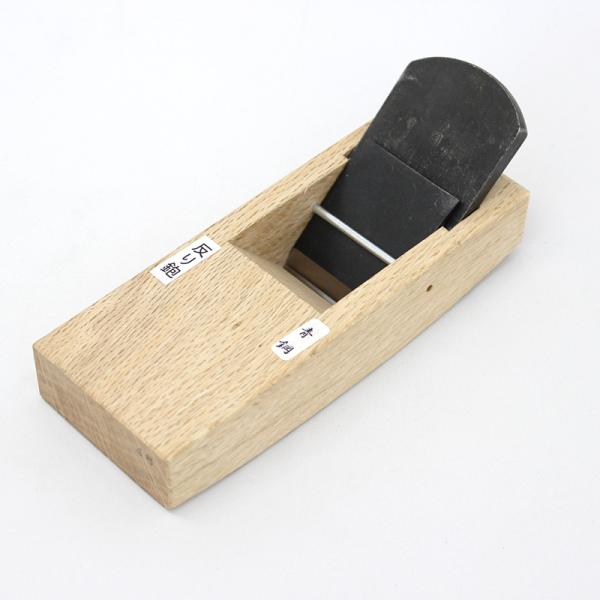 反り鉋『春蘭』 青紙2号鋼 48mm（白樫・5寸5分台） 磨きパウダー付き 常三郎 TP-180