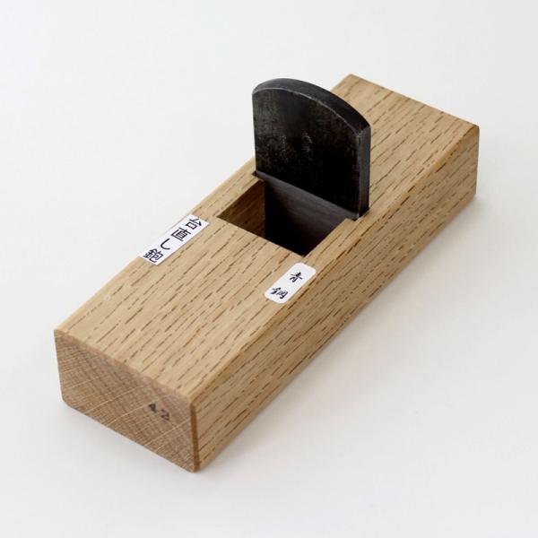 台直し鉋『春蘭』青紙2号 42mm（白樫・5寸5分台） 磨きパウダー付き 常三郎 TP-178