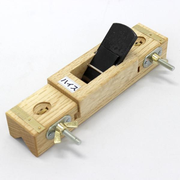 ハイス自由角面取鉋 白樫 30mm 磨きパウダー付き 常三郎 TS-149